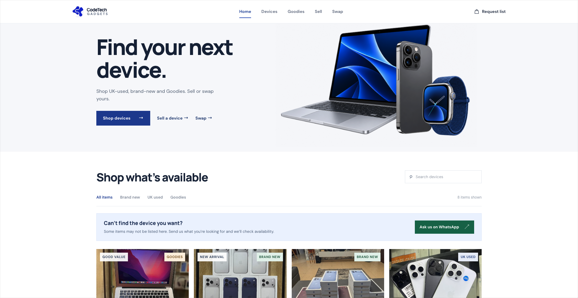 CodeTech Gadgets product preview