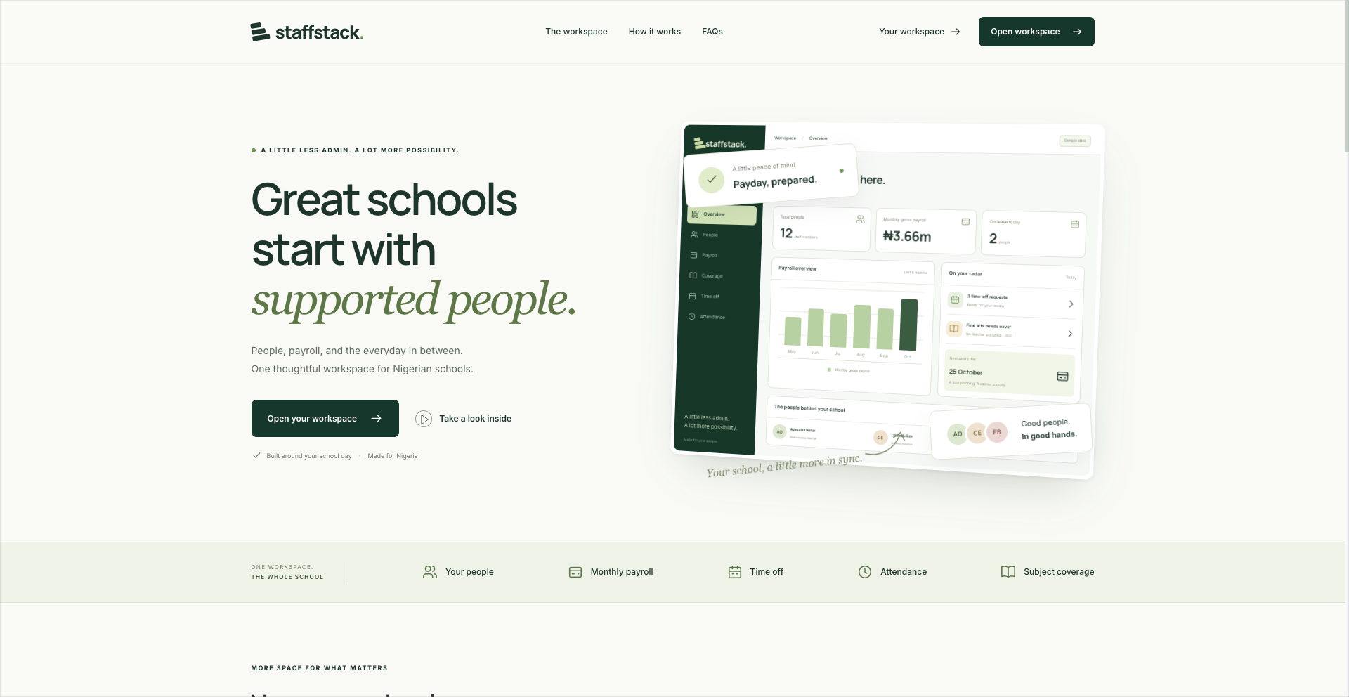 StaffStack product preview